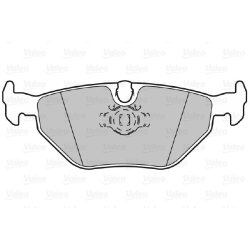 Jeu de plaquettes de frein VALEO 598311 pour ALPINA, BMW B10, 5 OE 1163395
