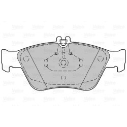 Jeu de plaquettes de frein VALEO 598357 pour MERCEDES OE 0024204420