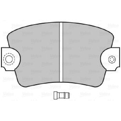 Jeu de plaquettes de frein VALEO 598366 pour RENAULT, 20, TRAFIC OE 7701201454