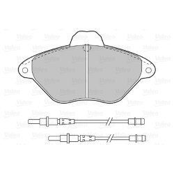 Jeu de plaquettes de frein VALEO 598383 pour CITROEN XANTIA OE 4251-13