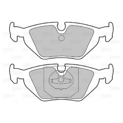 Jeu de plaquettes de frein VALEO 598386 pour BMW, WIESMANN OE 1160341