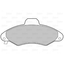 Jeu de plaquettes de frein VALEO 598399 pour FORD ESCORT, ORION OE 1015308