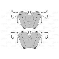 Jeu de plaquettes de frein VALEO 598411 pour BMW Série 7, X5, X6 OE 34212413040