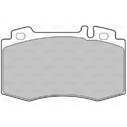 Jeu de plaquettes de frein VALEO 598445 pour BRABUS, MERCEDES OE 0034200520