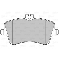 Jeu de plaquettes de frein VALEO 598448 pour MERCEDES OE 0034204520