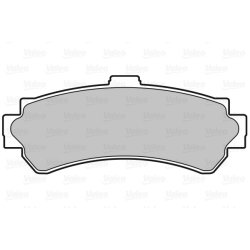 Jeu de plaquettes de frein VALEO 598449 pour NISSAN OE 44060-0M890