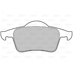 Jeu de plaquettes de frein VALEO 598480 pour VOLVO OE 272399
