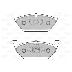 Jeu de plaquettes de frein VALEO 598487 pour AUDI, SEAT, SKODA, VW OE 1J0698151