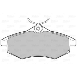 Jeu de plaquettes de frein VALEO 598500 pour CITROËN C2, C3 OE 425236