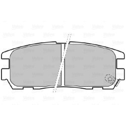Jeu de plaquettes de frein VALEO 598507 pour HOLDEN, ISUZU, VAUXHALL