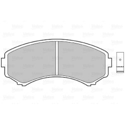 Plaquettes de frein VALEO 598515 pour MAZDA, MITSUBISHI OE LAZ5-3328Z