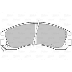 Jeu de plaquettes de frein VALEO 598517 pour CITROEN, MITSUBISHI, PEUGEOT