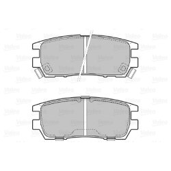 Jeu de plaquettes de frein VALEO 598519 pour MITSUBISHI OE MB858380