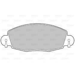 Jeu de plaquettes de frein VALEO 598547 pour FORD FIESTA, TRANSIT OE 1144288