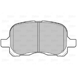 Jeu de plaquettes de frein VALEO 598579 pour TOYOTA OE 04465-02010