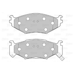 Jeu de plaquettes de frein VALEO 598600 pour CHRYSLER, DODGE OE 4423812