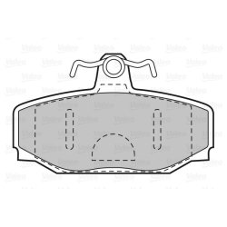 Jeu de plaquettes de frein VALEO 598621 pour VOLVO OE 270923