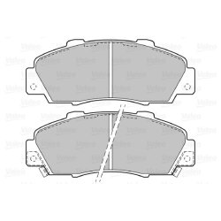 Jeu de plaquettes de frein VALEO 598627 pour ACURA, HONDA, ROVER OE 06430-S5A-E50