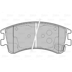 Plaquettes de frein VALEO 598648 pour MAZDA 6 OE G2YS-33-23Z