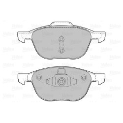Jeu de plaquettes de frein VALEO 598649 pour FORD, MAZDA, VOLVO OE 1223682