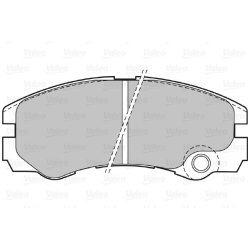 Jeu de plaquettes de frein VALEO 598661 pour HOLDEN, VAUXHALL FRONTERA OE 1605002