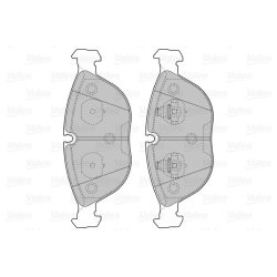 Plaquettes de frein VALEO 598712 pour ALPINA, AUDI, CHRYSLER, MERCEDES