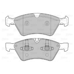 Jeu de plaquettes de frein VALEO 598728 pour MERCEDES OE 0044204020