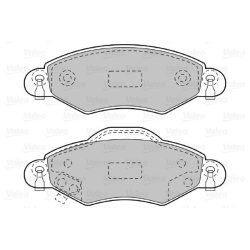 Jeu de plaquettes de frein VALEO 598736 pour TOYOTA PLATZ, YARIS OE 04465-0D010
