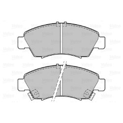 Jeu de plaquettes de frein VALEO 598760 pour HONDA OE 06450SAA901