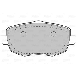 Jeu de plaquettes de frein VALEO 598761 pour CHRYSLER, LANCIA YPSILON OE 71752991