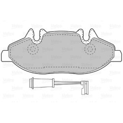 Jeu de plaquettes de frein VALEO 598764 pour MERCEDES VIANO, VITO OE 0004216110