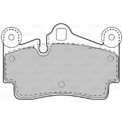 Plaquettes de frein VALEO 598770 pour AUDI, PORSCHE, VW OE 4L0698451D