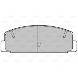 Jeu de plaquettes de frein VALEO 598780 pour FORD ASIE & OCÉANIE, MAZDA