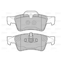 Jeu de plaquettes de frein VALEO 598802 pour MERCEDES OE 0044205220
