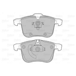 Jeu de plaquettes de frein VALEO 598808 pour CADILLAC, HOLDEN, HYUNDAI et plus encore...