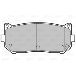 Plaquettes de frein VALEO 598841 pour KIA OE 0K2FC-26-28Z