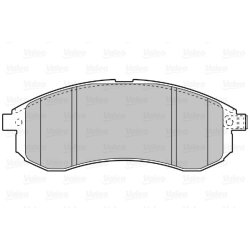 Jeu de plaquettes de frein VALEO 598855 pour MITSUBISHI L200 OE MN102622