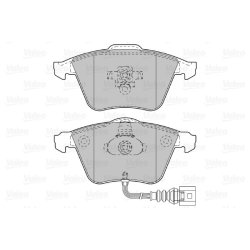 Plaquettes de frein VALEO 598863 pour AUDI, SEAT, SKODA, VW OE 1K0698151B