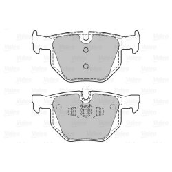 Plaquettes de frein VALEO 598885 pour BMW Série 3, X1 OE 34212288895