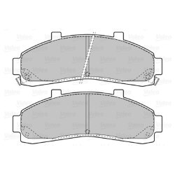 Plaquettes de frein VALEO 598906 pour FORD, MAZDA OE 2L54-2001-A