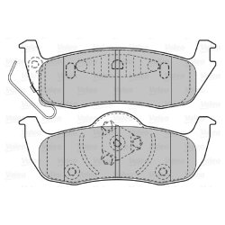 Plaquettes de frein VALEO 598920 pour JEEP COMMANDER, GRAND OE 2AMV4871AA
