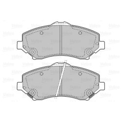 Jeu de plaquettes de frein VALEO 598924 pour CHRYSLER, DODGE, FIAT, JEEP et plus encore...