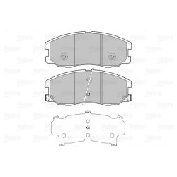 Jeu de plaquettes de frein VALEO 598942 pour CHEVROLET, DAEWOO, GM KOREA et plus encore...