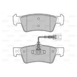 Jeu de plaquettes de frein VALEO 598946 pour VW TOUAREG OE 7L6698451