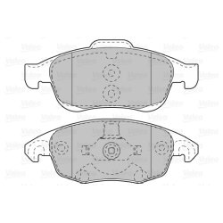 Jeu de plaquettes de frein VALEO 598997 pour CITROEN, DS, PEUGEOT OE 1611838580