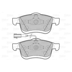 Jeu de plaquettes de frein VALEO 601014 pour CHRYSLER, FIAT, LANCIA, VAUXHALL