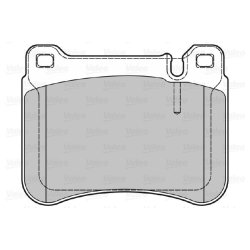 Jeu de plaquettes de frein VALEO 601034 pour MERCEDES OE 0044205120