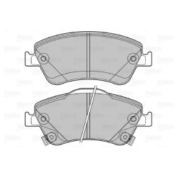 Jeu de plaquettes de frein VALEO 601040 pour TOYOTA AURIS, COROLLA OE 04465-02160