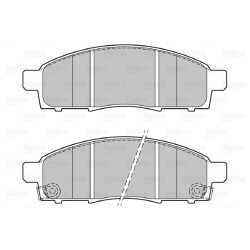 Jeu de plaquettes de frein VALEO 601125 pour NISSAN NV200 OE D1060-JX50B