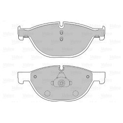 Jeu de plaquettes de frein VALEO 601136 pour BMW Série 5, 6, 7, référence d'origine 34112449268